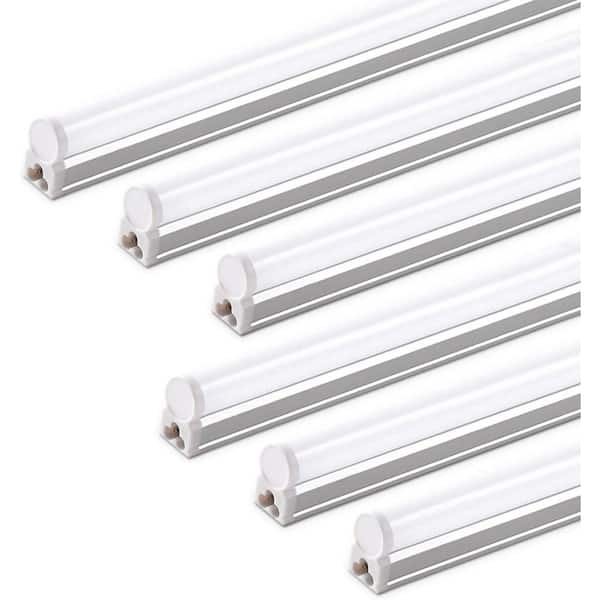 46 in. 2200 Lumens Integrated LED White Wraparound Light 6500K Bright Light (6-Pack)