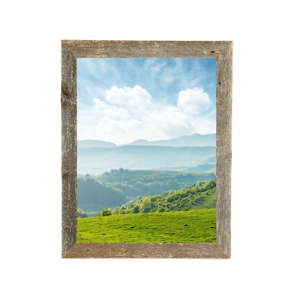 12” X 18” Rustic Farmhouse Brown Wood Frame 12” X 18” Rustic Farmhouse Brown Wood Frame
