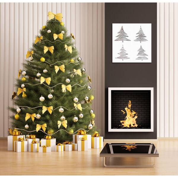 The Oliver Gal Artist Co. "Trees Times Trees" by Oliver Gal Canvas Wall Art