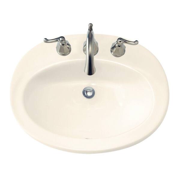 American Standard Piazza Self-Rimming Bathroom Sink in Linen