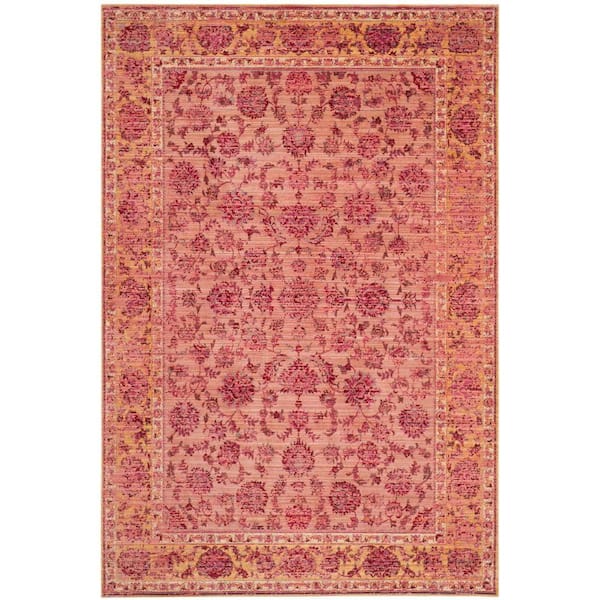 Safavieh Valencia Pink/Multi 5 ft. x 8 ft. Area Rug