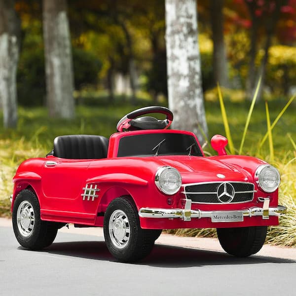 Costway Red Mercedes Benz 300SL AMG RC Electric Toy Kids Baby Ride