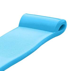 72 in. x 26 in. x 2.5 in. Blue Vinyl Rectangle Ultra Sunsation Adult Outdoor Pool Lounger Raft (2-Pack)