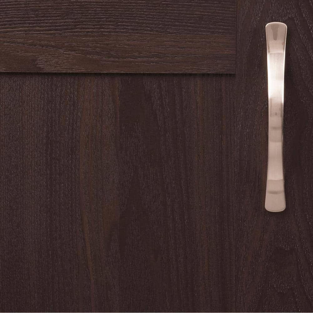 Satin Nickel 7" Modern Arch Cabinet Pull with Mounting Hardware