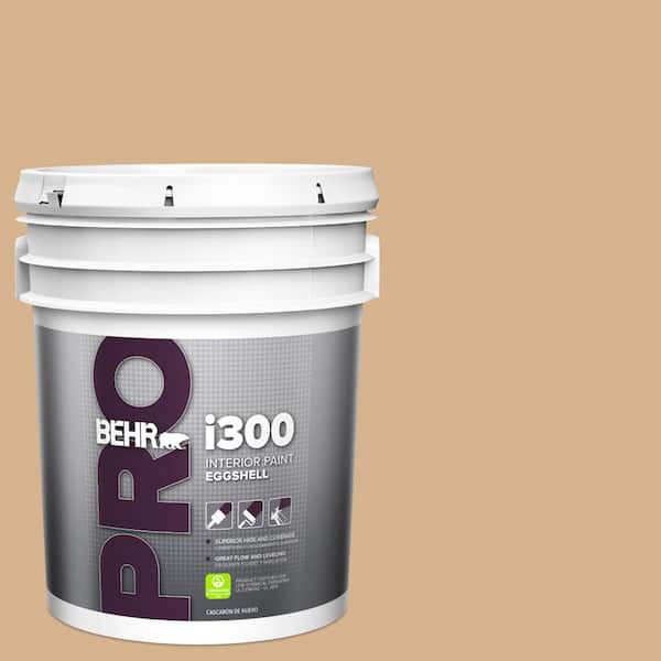 BEHR PRO 5 gal. #HDC-NT-04 Creme De Caramel Eggshell Interior Paint