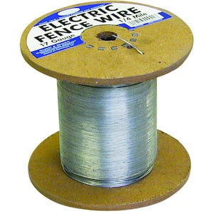 1/4 Mile 17-Gauge Galvanized Electric Fence Wire
