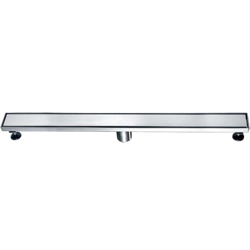 32" Brushed Stainless Steel Linear Shower Drain