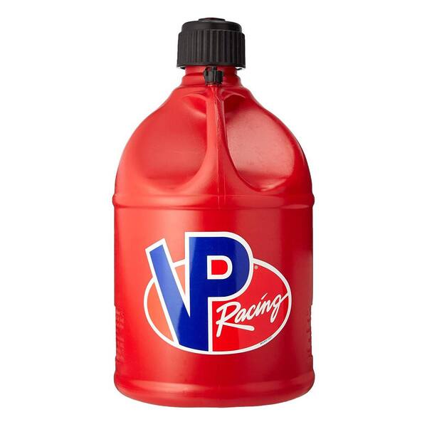 VP Racing Fuels 5 Gal. Round Plastic Motorsport Liquid Container Jug, Red