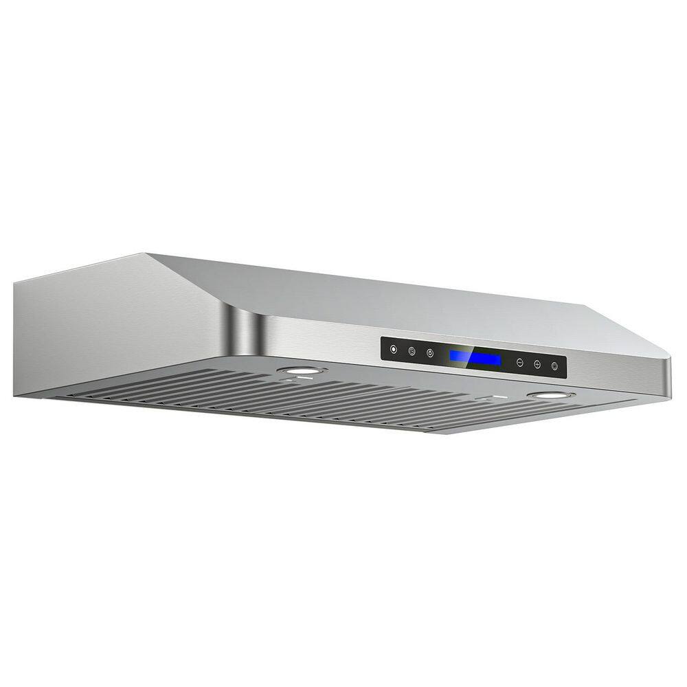30 in. 400 CFM Ducted Under Cabinet Range Hood with 3-Venting Options, Remote, Touch Control LCD in Stainless Steel price history on PriceWatchPro