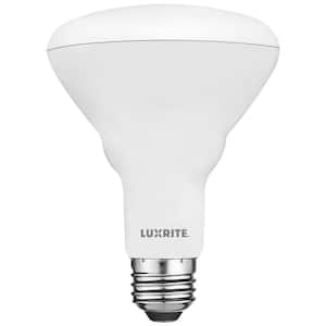65-Watt Equivalent BR30 Dimmable LED Light Bulbs 8.5W 3500K Natural White, 650 Lumens, Damp Rated, E26 Base