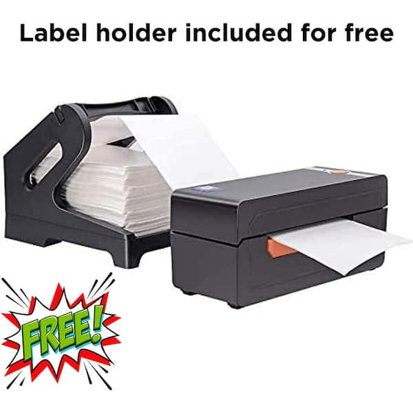 LotFancy Thermal Label Printer, 4x6 Shipping Label Printer with Holder,  High Speed 