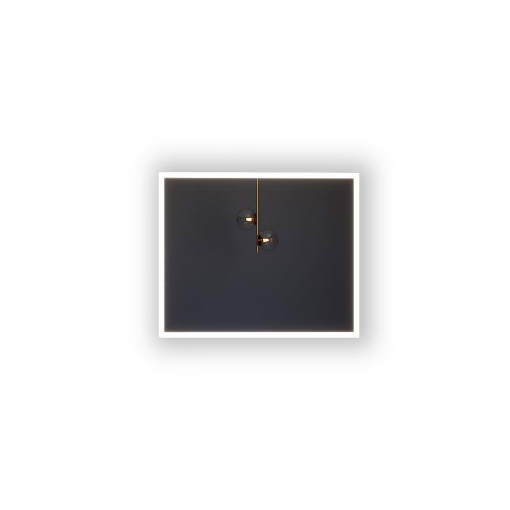 24" x 30" Frameless LED Vanity Mirror with Voice Control