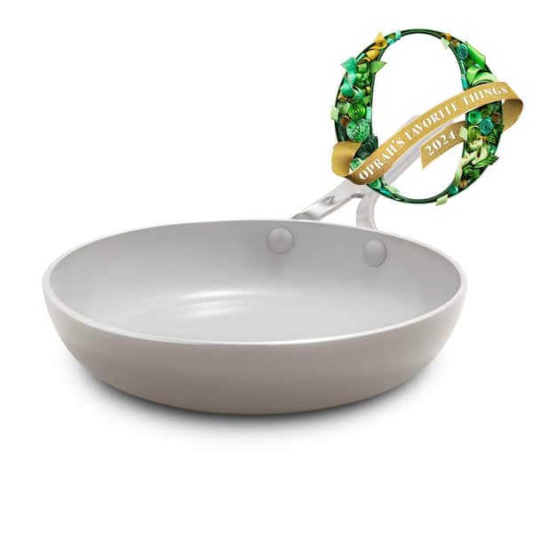 Nova 8 in. in Healthy Ceramic Non-Stick Frying Pan Skillet in Clay