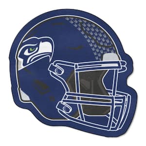 Seattle Seahawks Blue 3 ft. x 2 ft. Mascot Helmet Area Rug