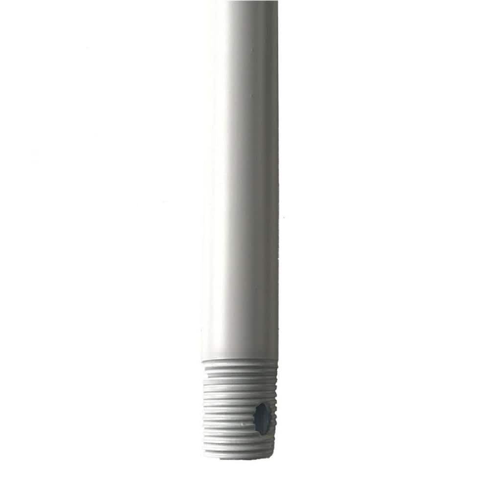 WAC Lighting 12 in. Matte White Ceiling Fan Extension Downrod for