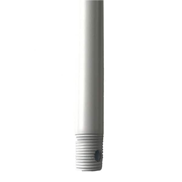 WAC Lighting 12 in. Matte White Ceiling Fan Extension Downrod for Modern Forms or WAC Lighting Fans