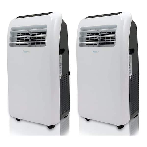 SereneLife 12000 BTU Portable Air Conditioner Cools 325 sq. ft. with ...