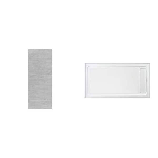 Misty 59.69 in. x 80 in. Shower Surround (6-Piece) and 32 in. x 60 in. Shower Pan Combo