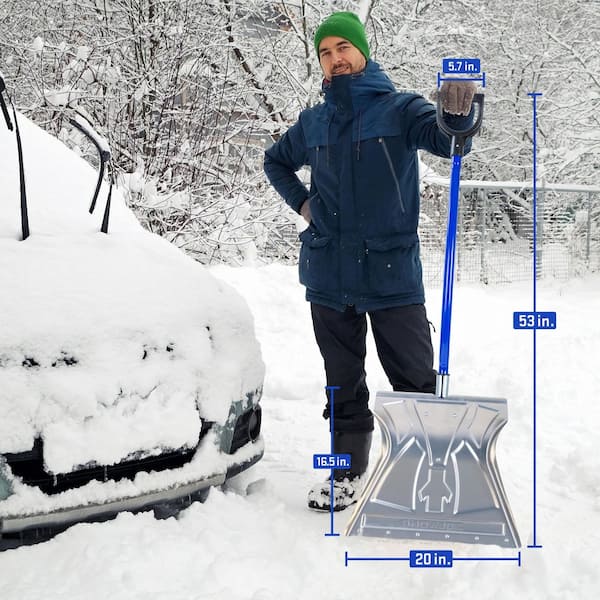 Snow Joe 53 in. Plastic D-Grip Handle Heavy-Duty Ergonomic