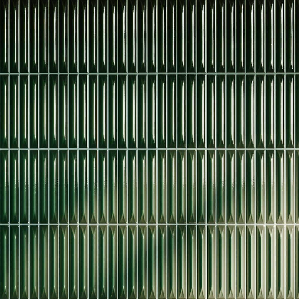 Stria Victorian Green 7.87 in. X 7.87 in. Glossy Ceramic Stacked Wall Tile (10.76 sq. ft. /Case) price history on PriceWatchPro