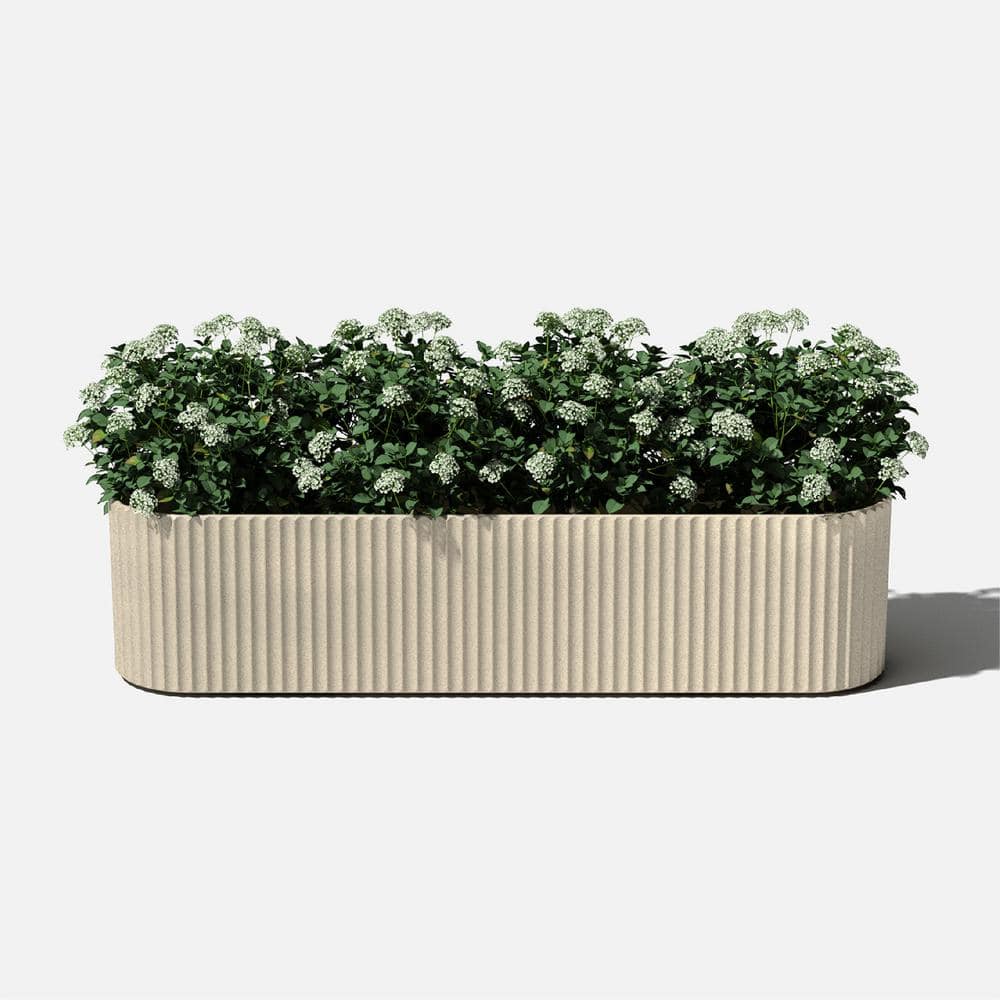 Sandstone 36" Plastic-Stone Window Box Planter