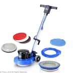 13 in. Core Heavy Duty Commercial Polisher Floor Buffer Machine with 5 Pads