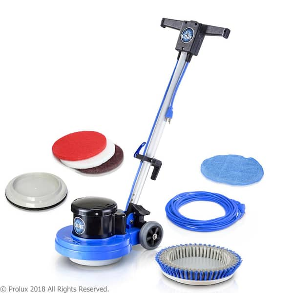 Prolux 13 in. Core Heavy Duty Commercial Polisher Floor Buffer Machine with 5 Pads