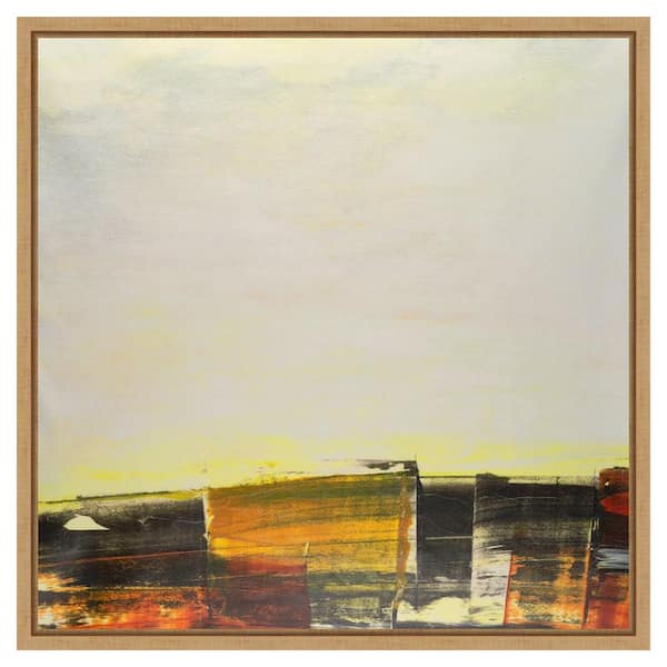 Amanti Art Embellished Boxes II by Sharon Gordon 22 in. W x 22 in. H. Canvas Wall Art Print Framed in Brown