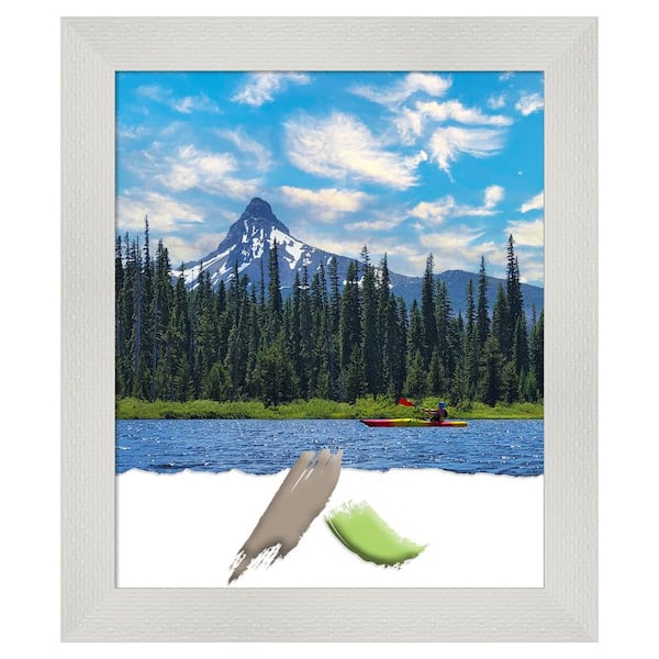 Amanti Art Mosaic White Picture Frame Opening Size 20 x 24 in.