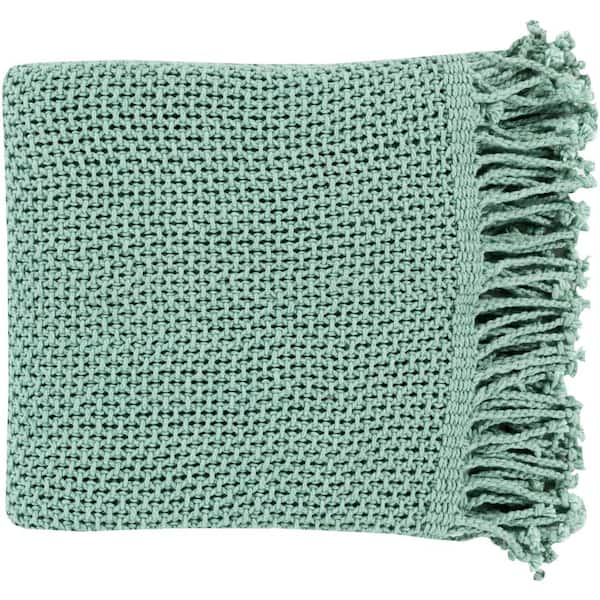 Livabliss Faxan Teal Throw Blanket