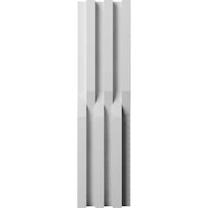 1 in. x 1/2 ft. x 2 ft. EdgeCraft Baltic Style Seamless White PVC Decorative Wall Paneling (8-Pack)