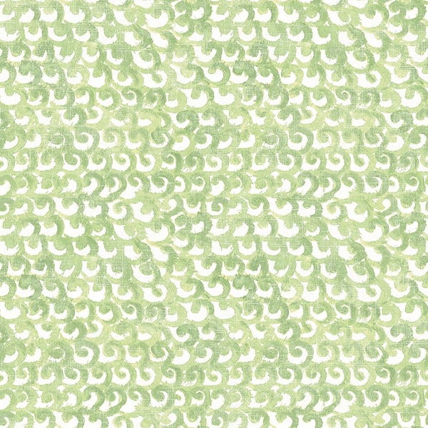 Chesapeake Saltwater Green Wave Paper Strippable Roll (Covers 56.4 sq. ft.)