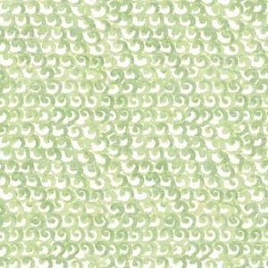 Saltwater Green Wave Green Wallpaper Sample