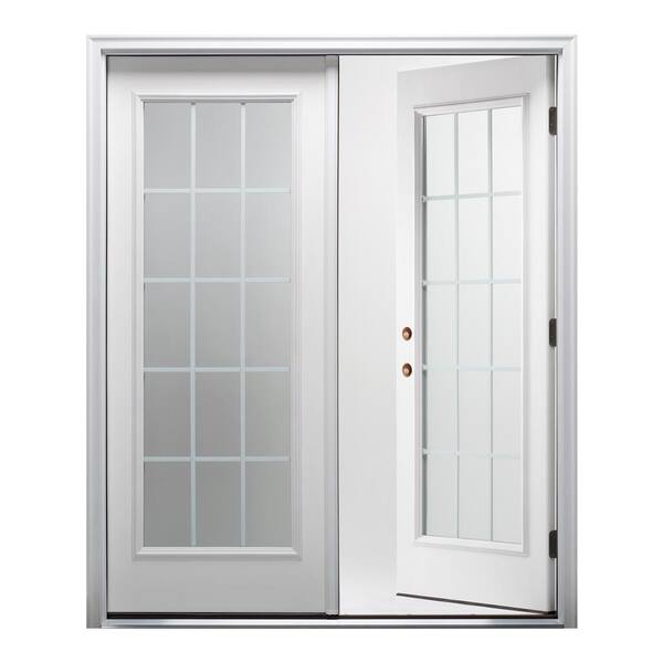 MMI Door 72 in. x 80 in. Both Active Primed Composite Glass 15