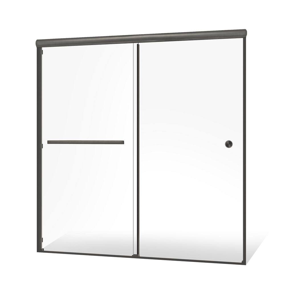 Fab Glass And Mirror 44 In 48 In W 75 3 4 In H Semi Frameless Double   Alcove Shower Doors Shsol48x75bn 64 1000 