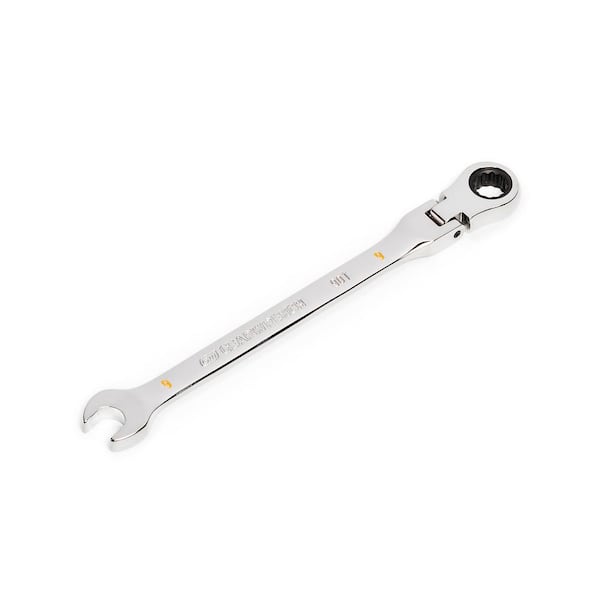 GEARWRENCH Metric 90-Tooth Flex Head Combination Ratcheting Wrench