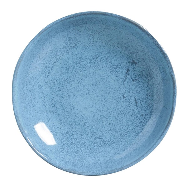 PORTO BRASIL 35.66 fl. oz. Breeze Light Blue Stoneware Pasta Bowl (Set of 6)