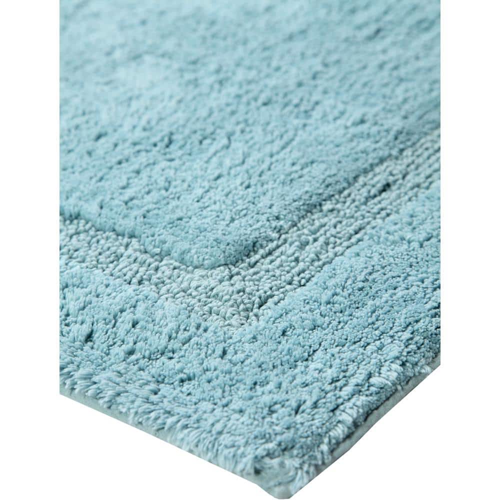 Arctic Blue Regency Cotton 36"x24" Bath Mat