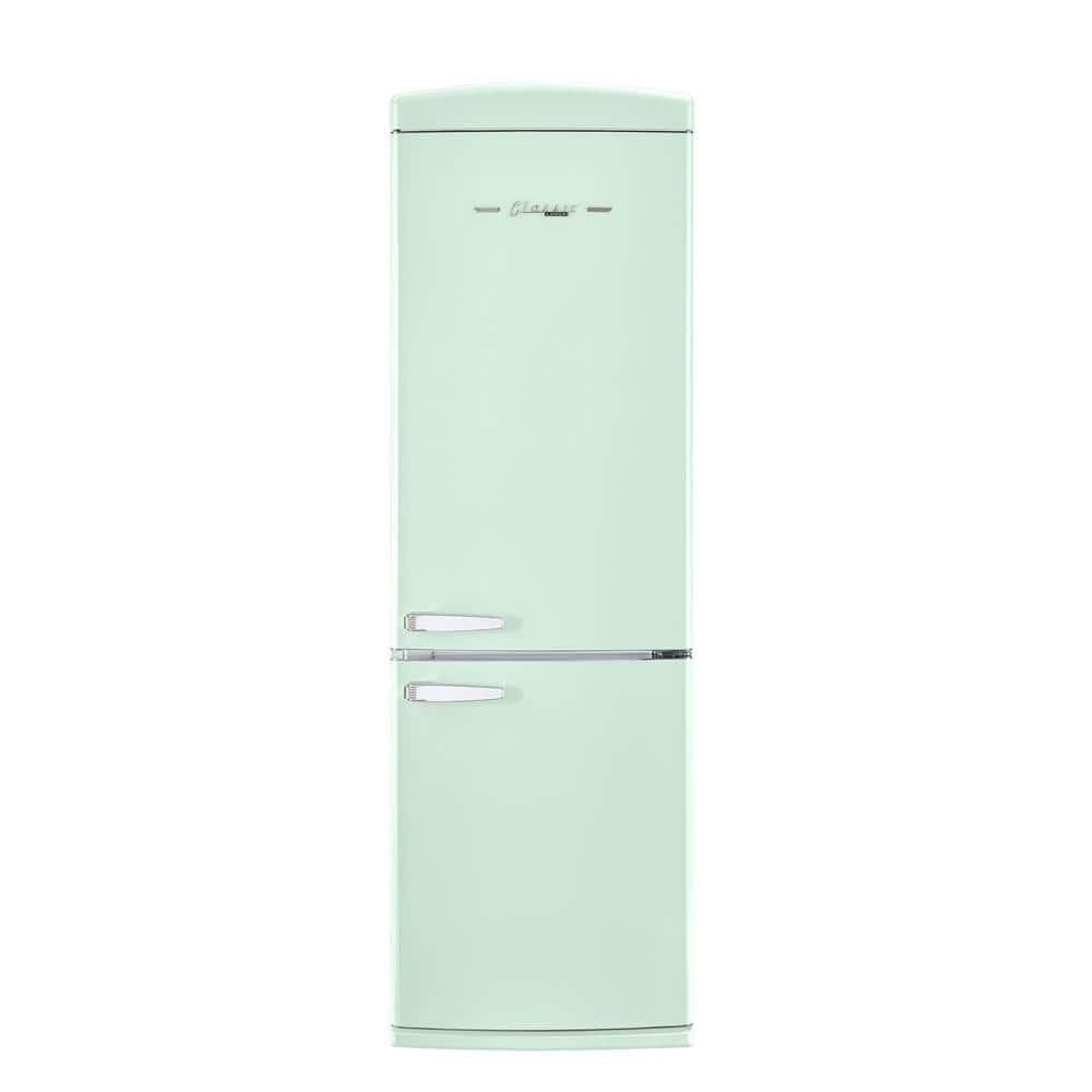 Unique Appliances Classic Retro 23.8 in 11.7 cu. ft. Frost Free Retro Bottom Freezer Refrigerator in Summer Mint Green, ENERGY STAR