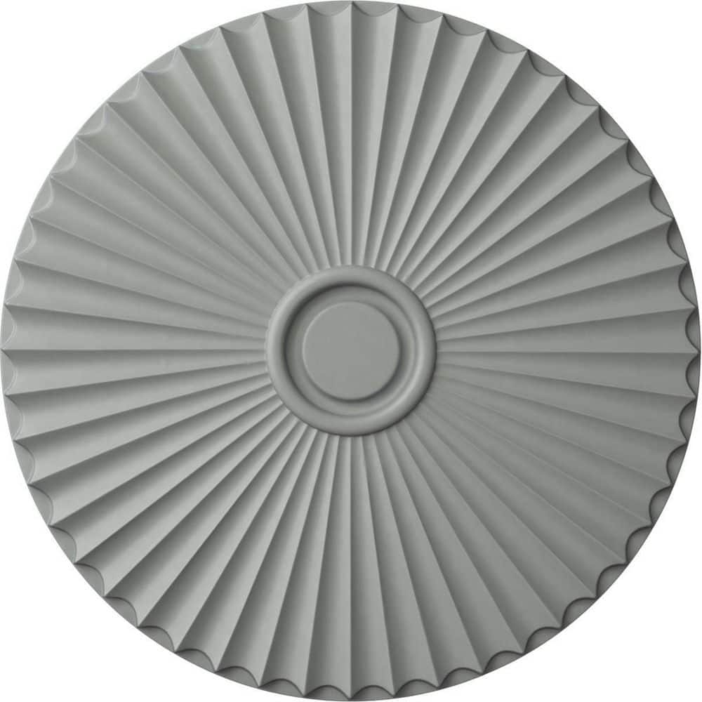 Shakuras 29.5-Inch White Urethane Ceiling Medallion