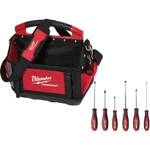 15 in. PACKOUT Tote with 6-Piece Screwdriver Set