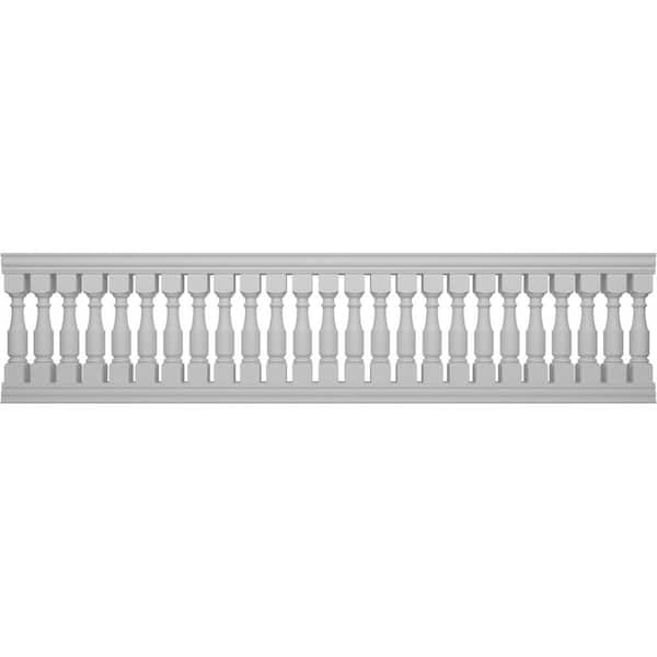 Fiberthane Hamilton Balustrade 168 in. L x 42 in. H Fiberglass Railing Kit