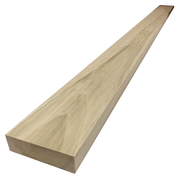 Swaner Hardwood 2 in. x 6 in. x Random Length KD Poplar S4S Board