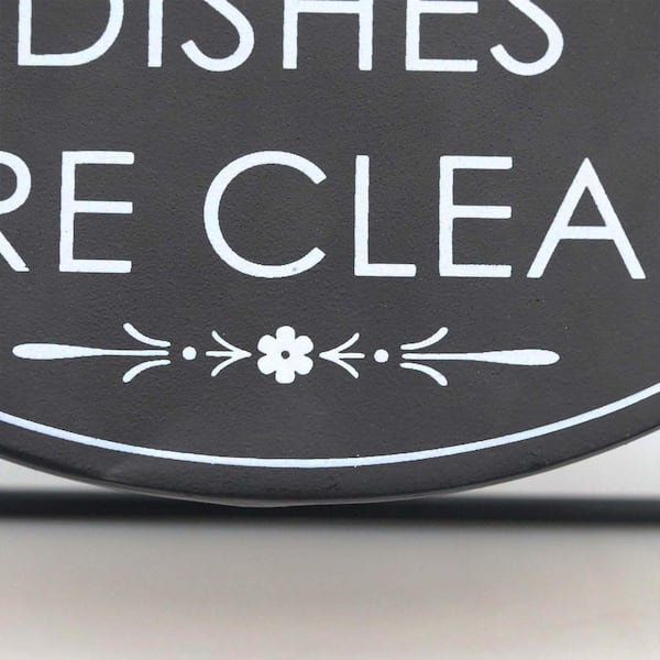 clean dirty dishes sign