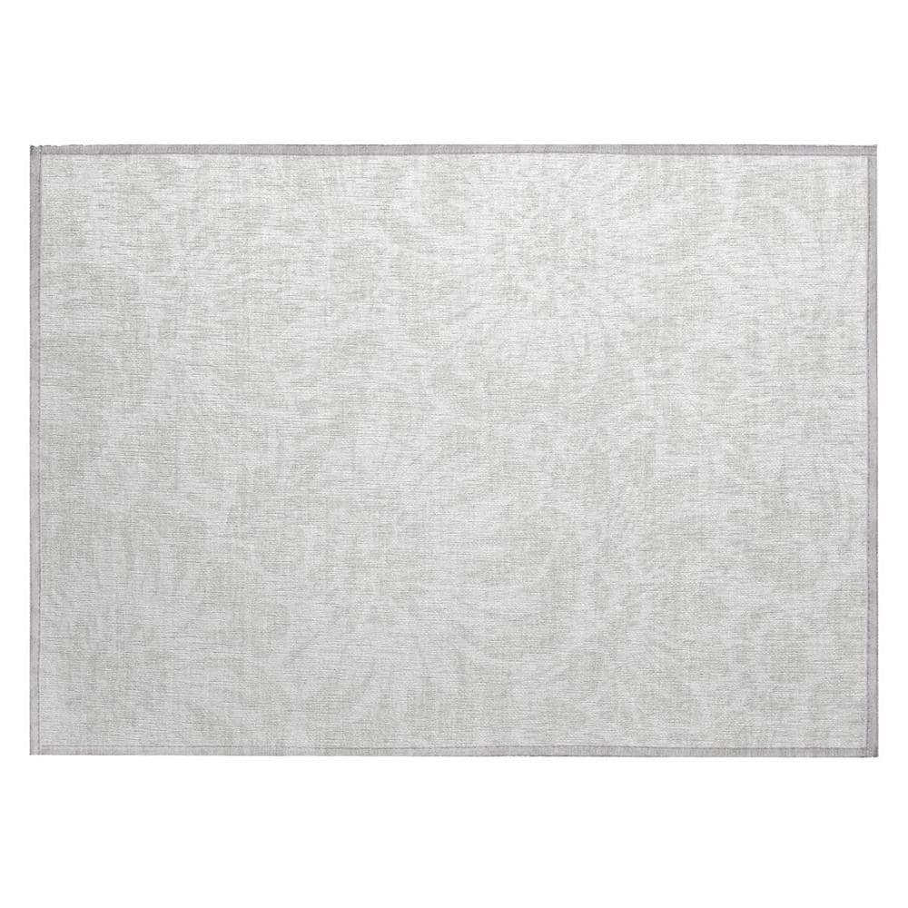 Ivory 2 ft. x 3 ft. Woven Floral Rectangle Indoor/Outdoor Area Rug price history on PriceWatchPro