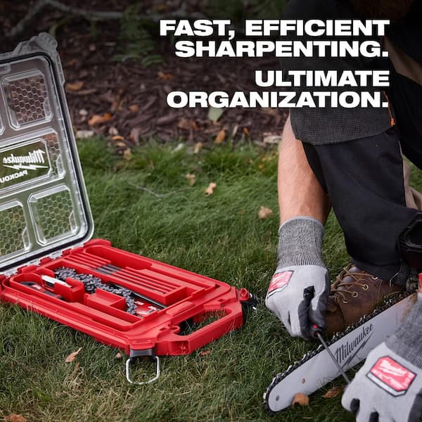  peak ファニチャーアクセサリー CK-190 ショート セット Milwaukee Saw Chain Sharpening Set with PACKOUT Low-Profile
