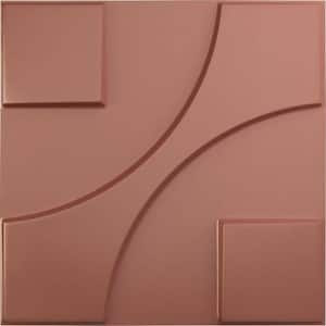 19-5/8-in W x 19-5/8-in H Nestor EnduraWall Decorative 3D Wall Panel Champagne Pink