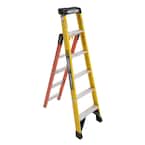 LEANSAFE X3 6 ft. Fiberglass Professional 3-in-1 Multi-Purpose Ladder (10 ft. Reach)