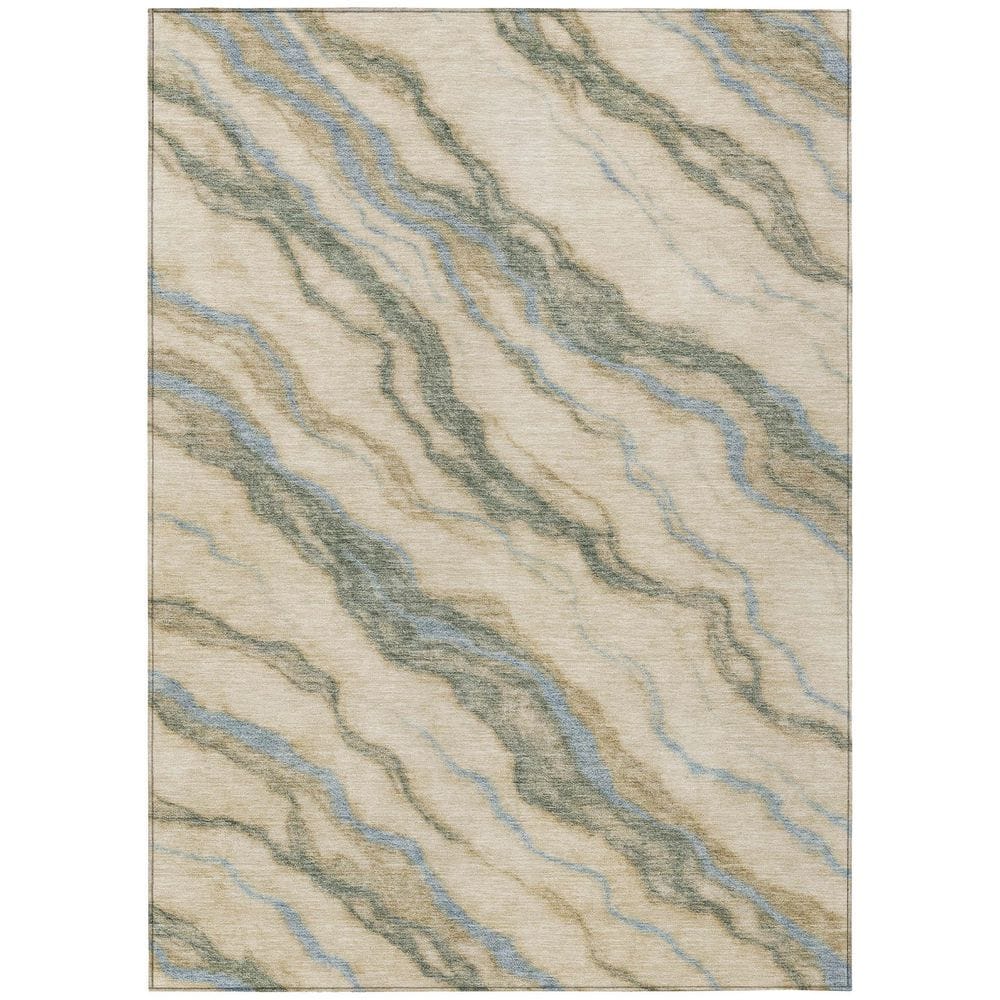 Chantille Machine Washable Indoor/Outdoor Abstract ACN2953 Cream 8 ft. x 10 ft. Area Rug price history on PriceWatchPro