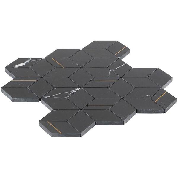 Ivy Hill Tile Utopia Nero 13.58 in. x 11.73 in. Polished Ivy Hill Tile Utopia Nero 13.58 in. x 11.73 in. Polished